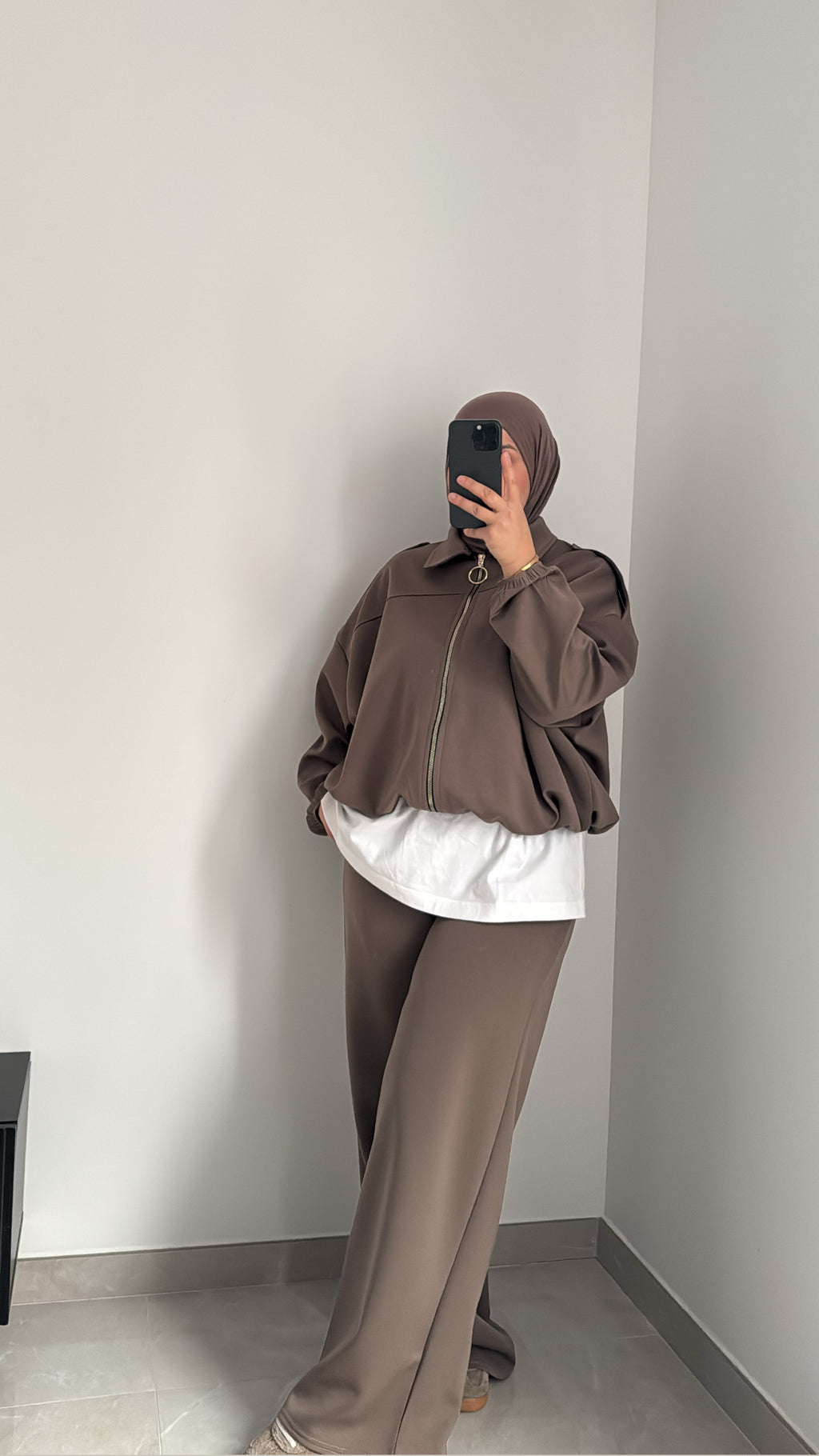 Ensemble JOGGY CHIC- TAUPE