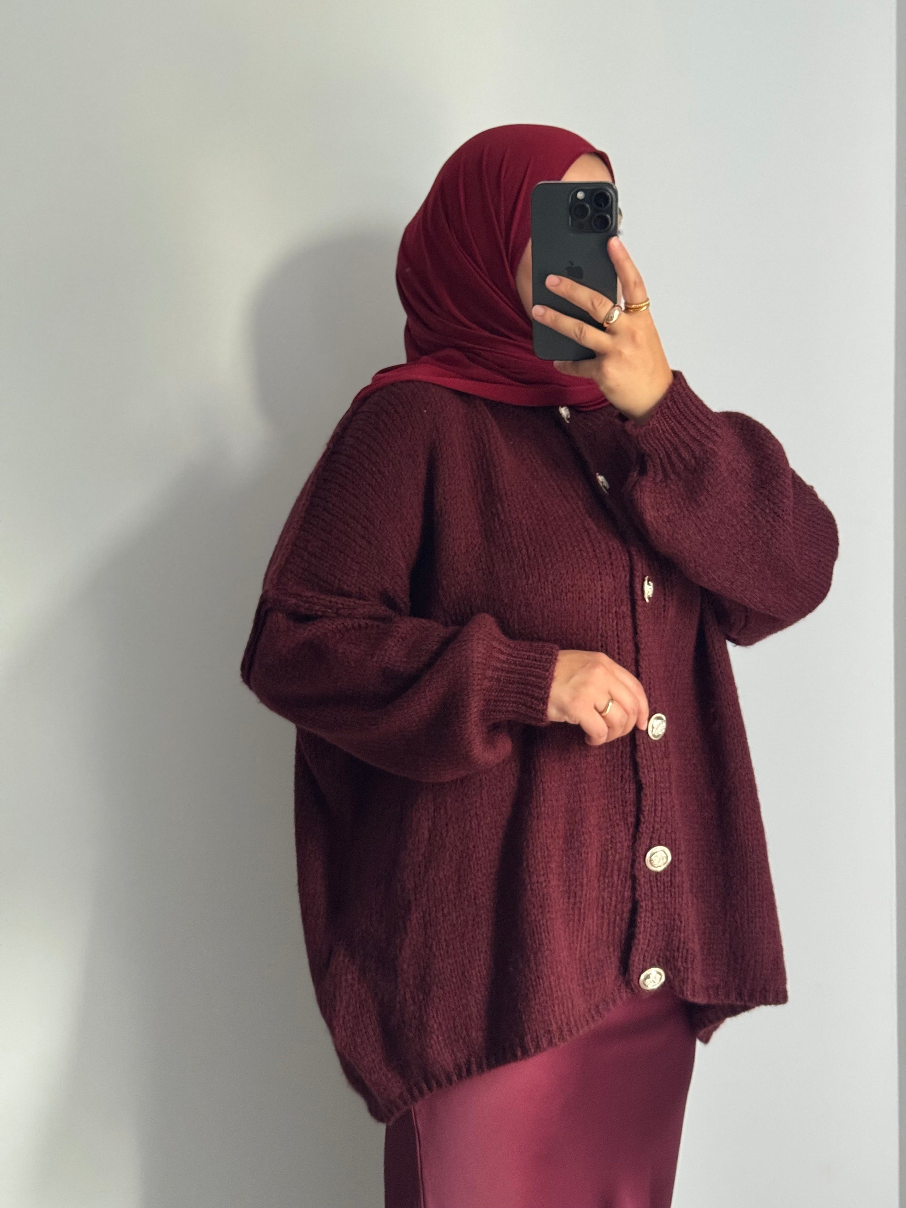 Gilet en maille - BORDEAUX