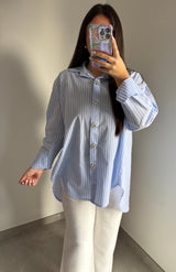 Chemise rayée Bleu et Blanc