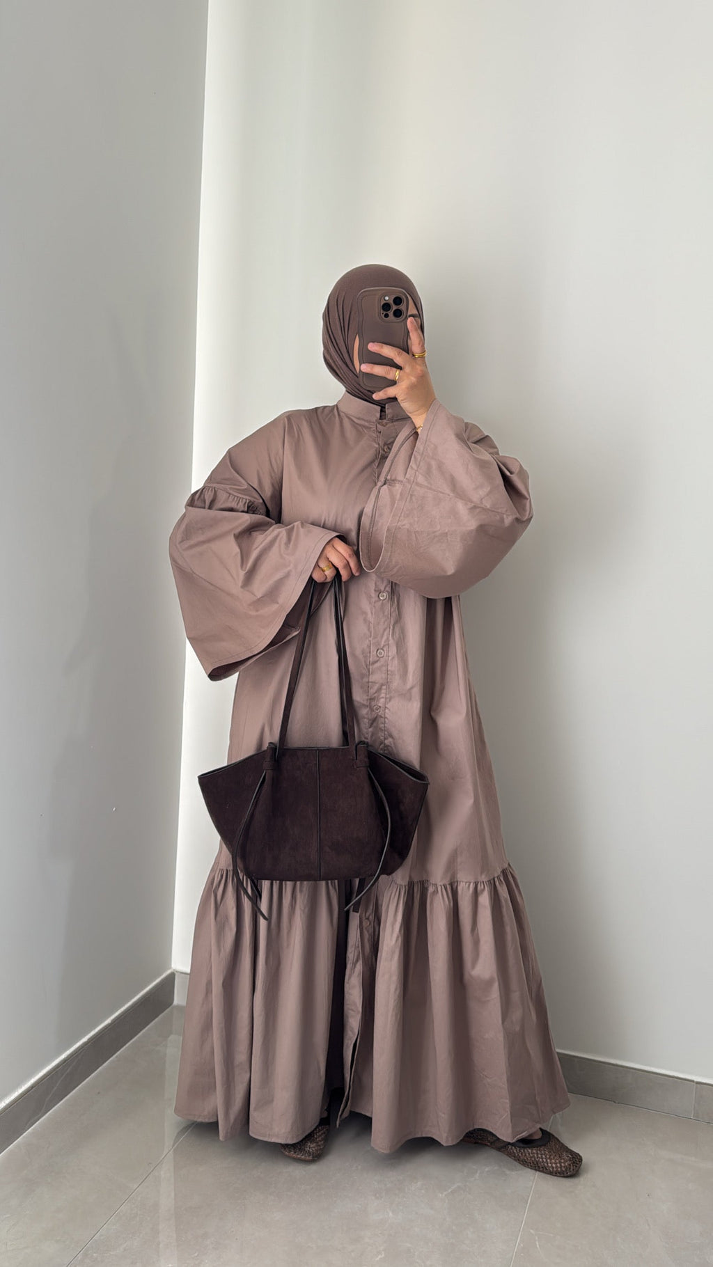 Robe AMALYA - TAUPE