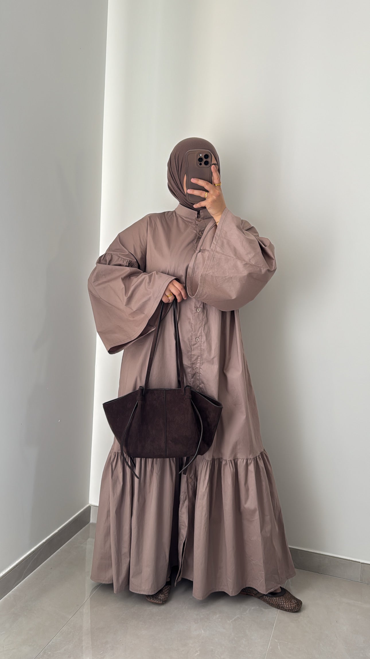 Robe AMALYA - TAUPE