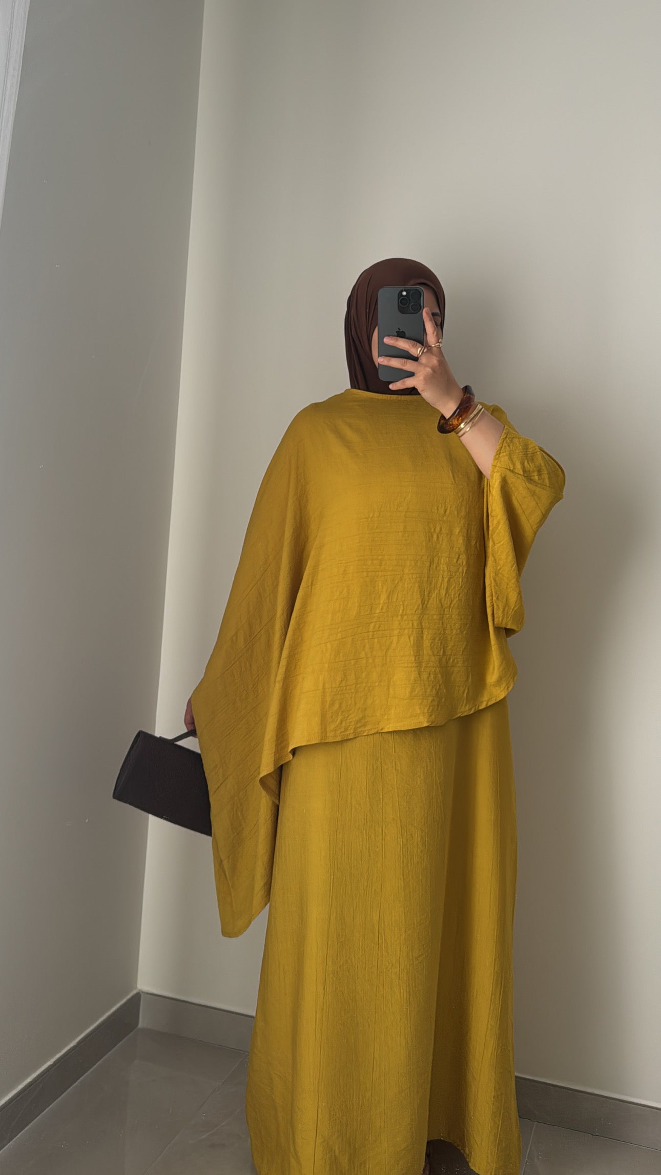 Robe SAFIRA - MOUTARDE