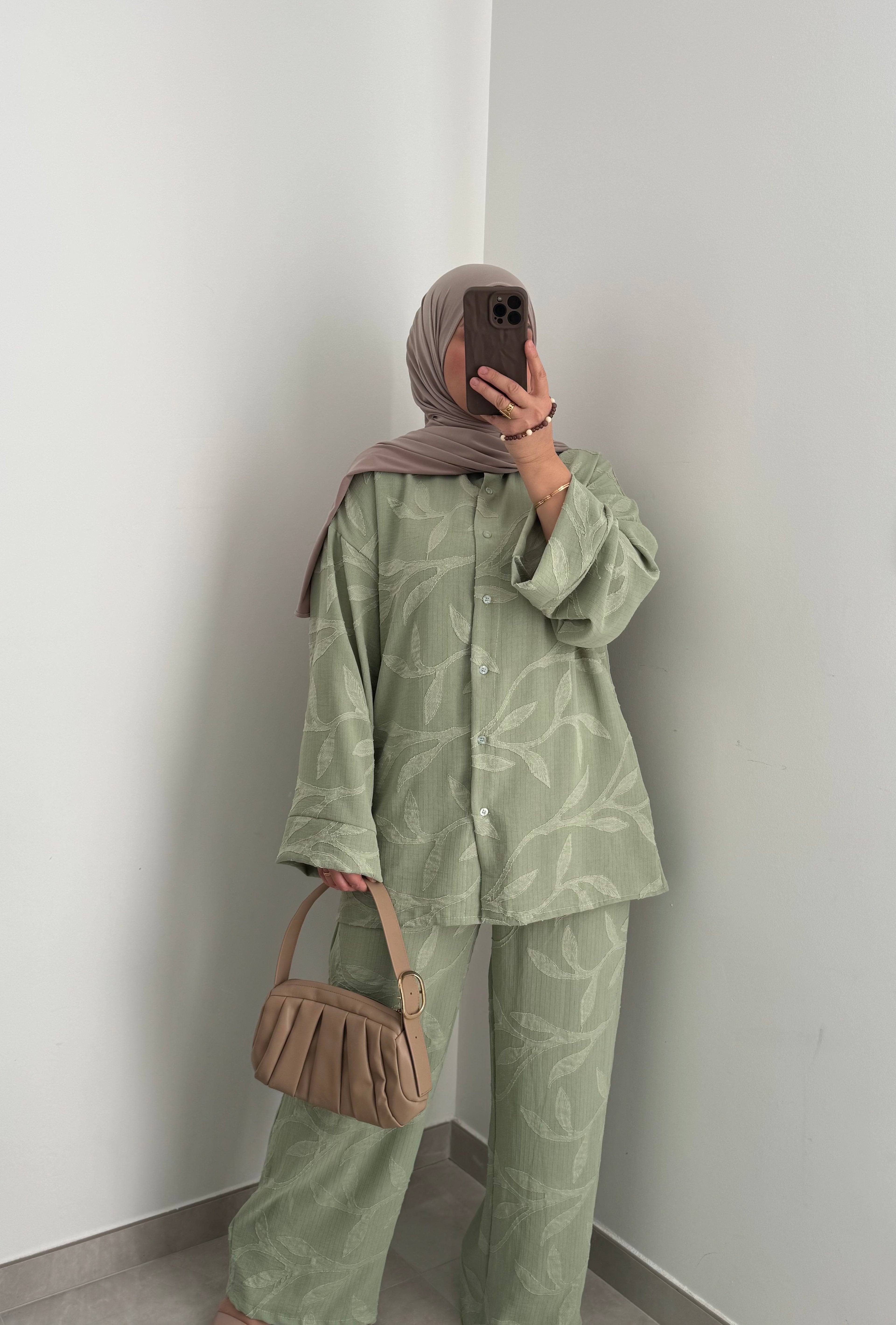 Ensemble FLOWERS - Vert eau