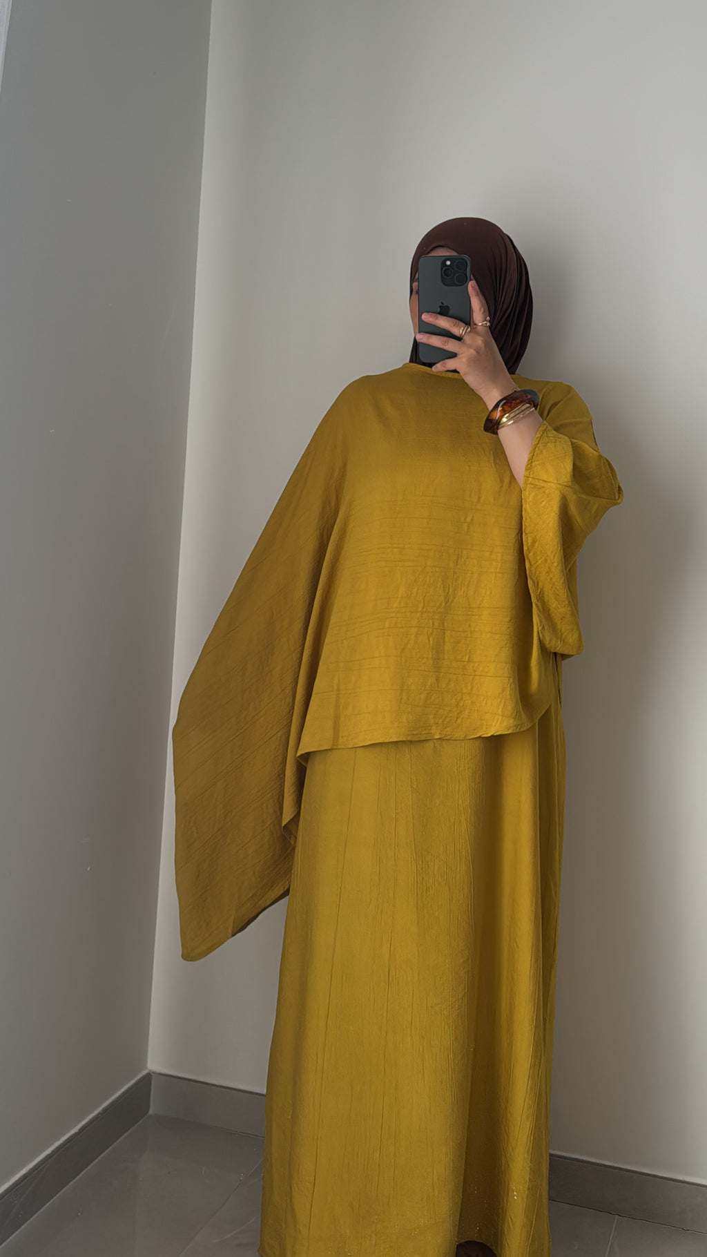 Robe SAFIRA - MOUTARDE