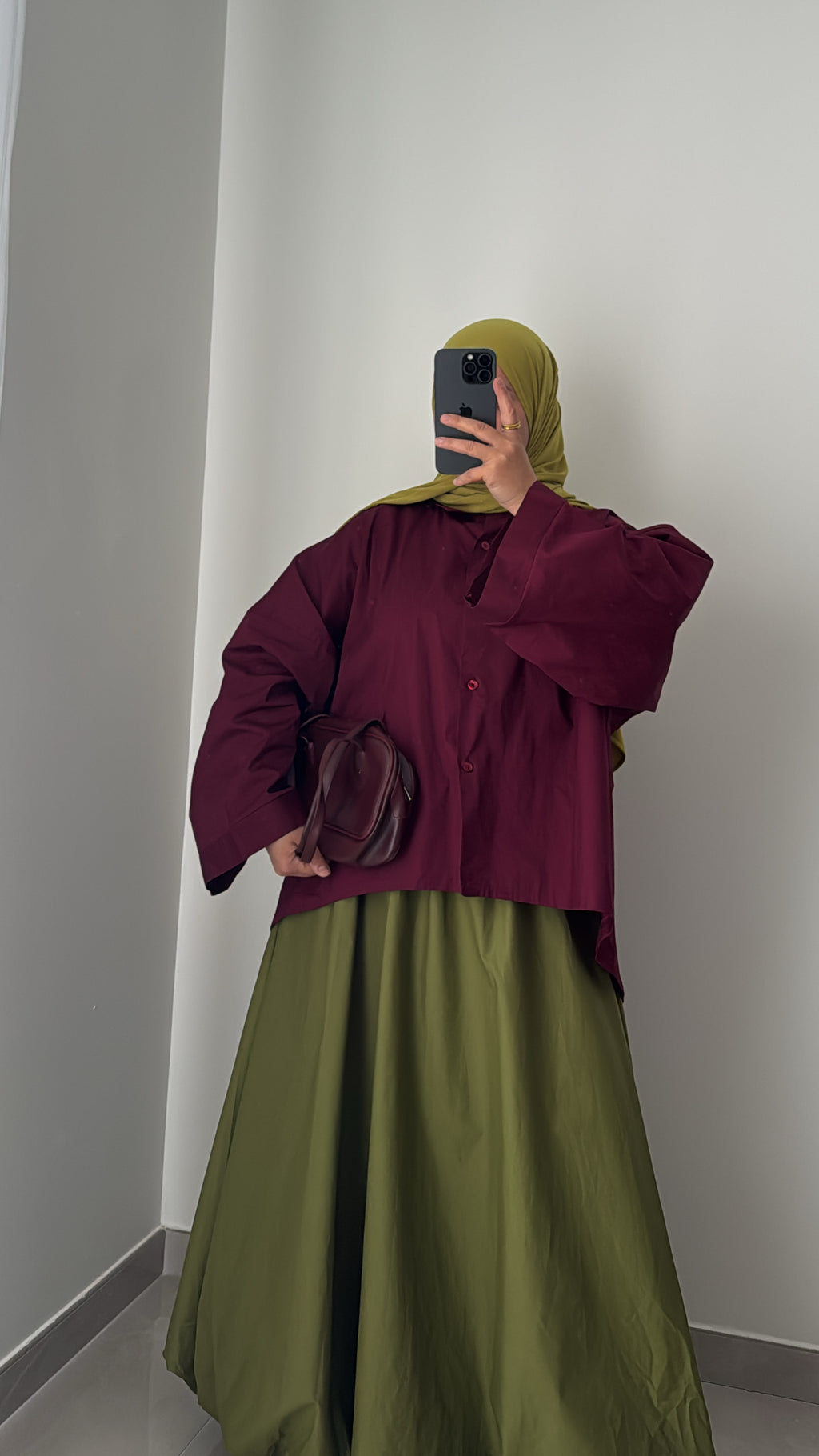 Chemise oversize - CHERRY