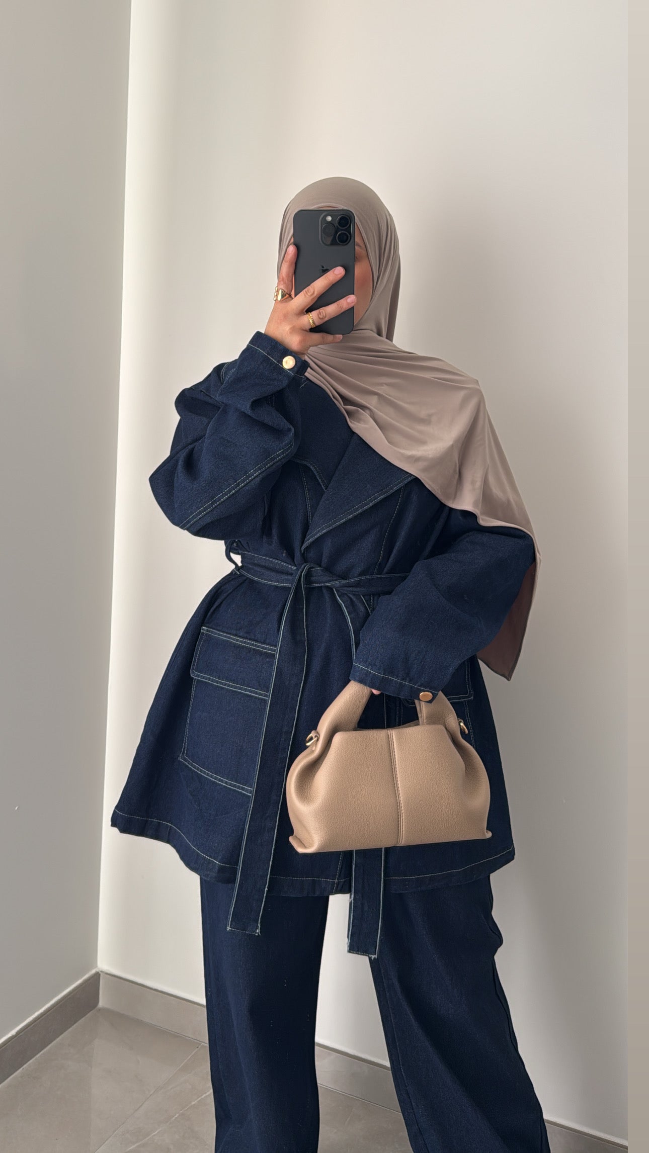 Ensemble jeans oversize