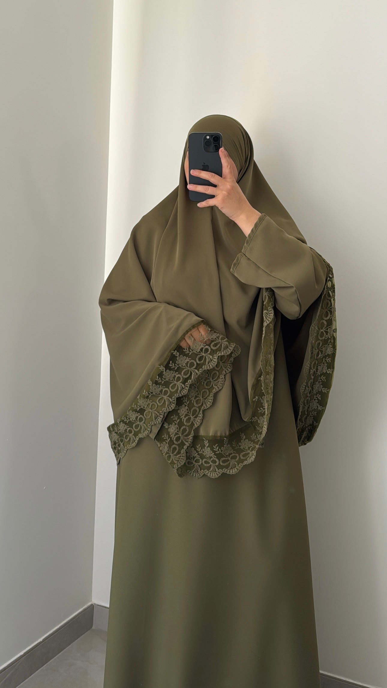 Abaya SABR - PISTACHE