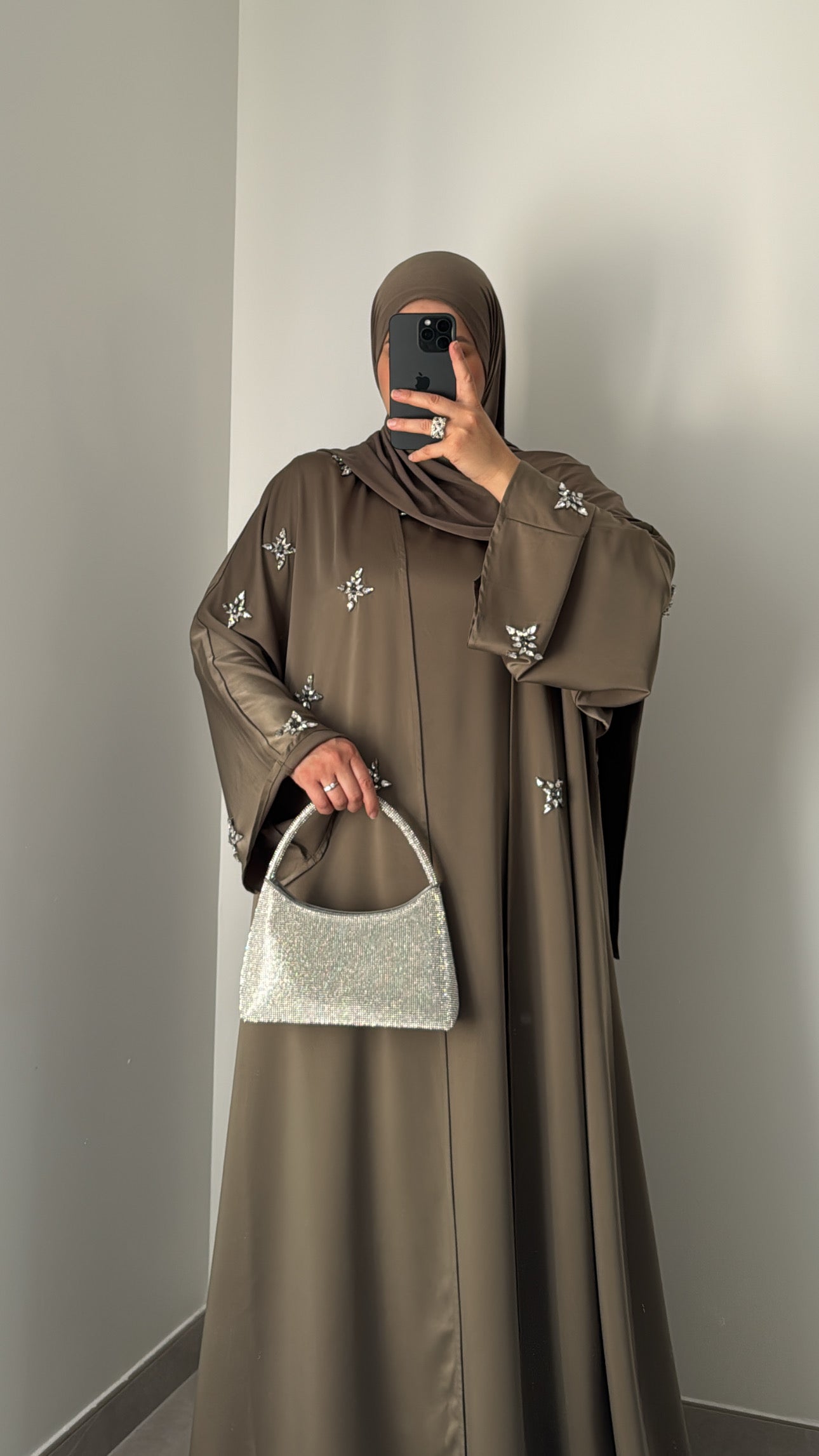 Abaya NOOR - PISTACHE