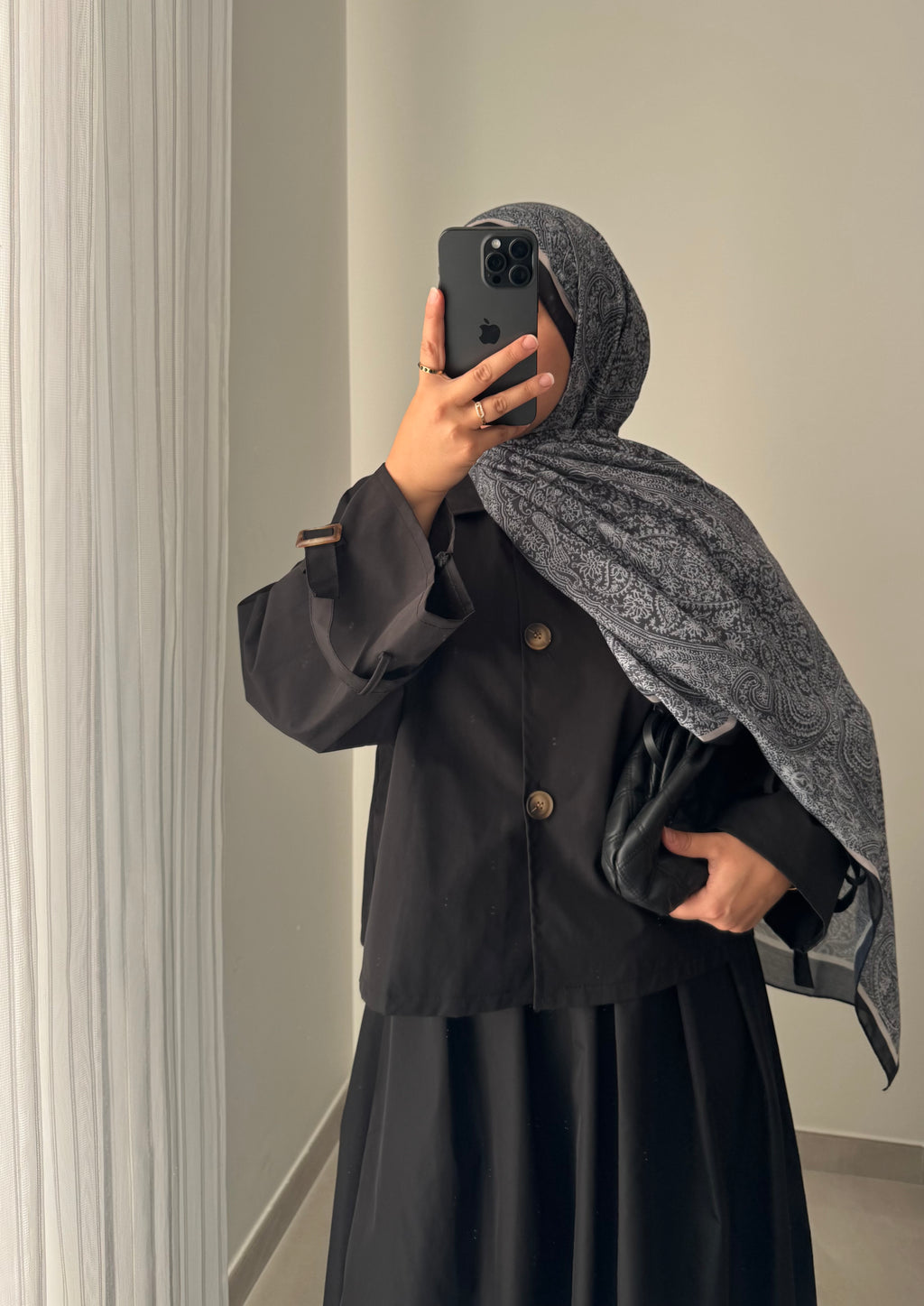 Ensemble TRENCH ADELIA « LONG » - NOIR