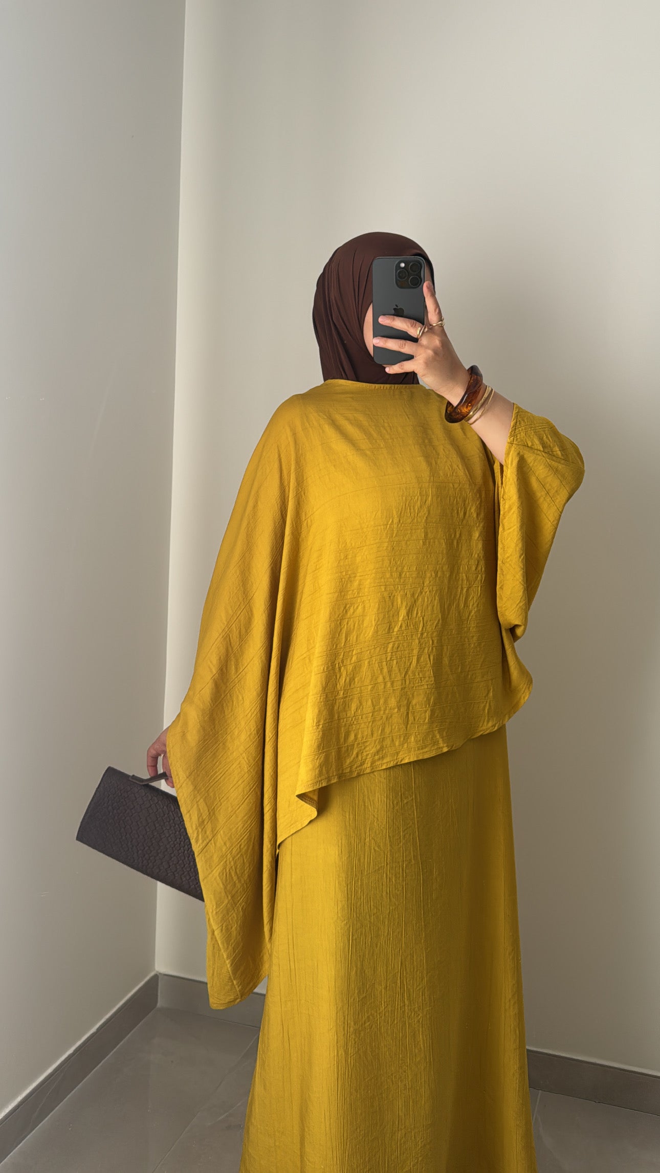 Robe SAFIRA - MOUTARDE