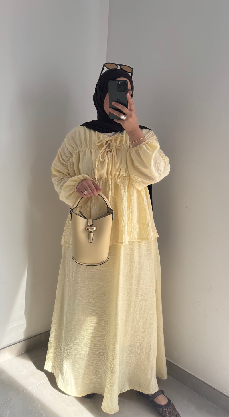 Ensemble Elyna - Jaune beurre