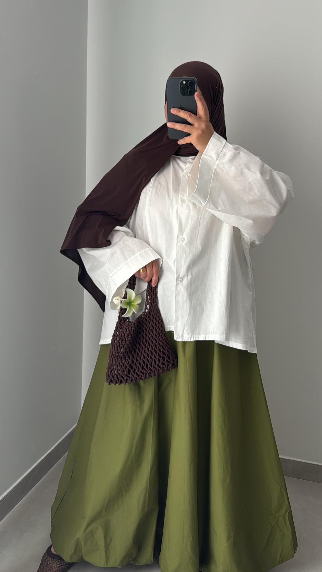 Chemise oversize - BLANC