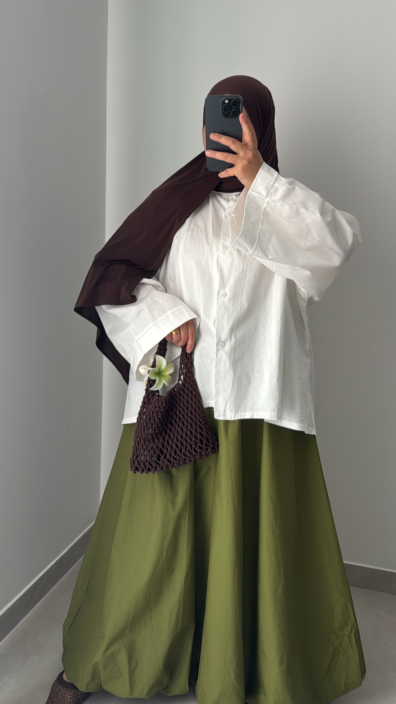 Chemise oversize - BLANC