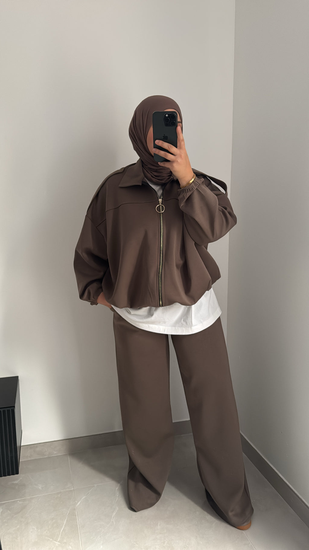 Ensemble JOGGY CHIC- TAUPE