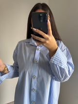 Chemise rayée Bleu et Blanc