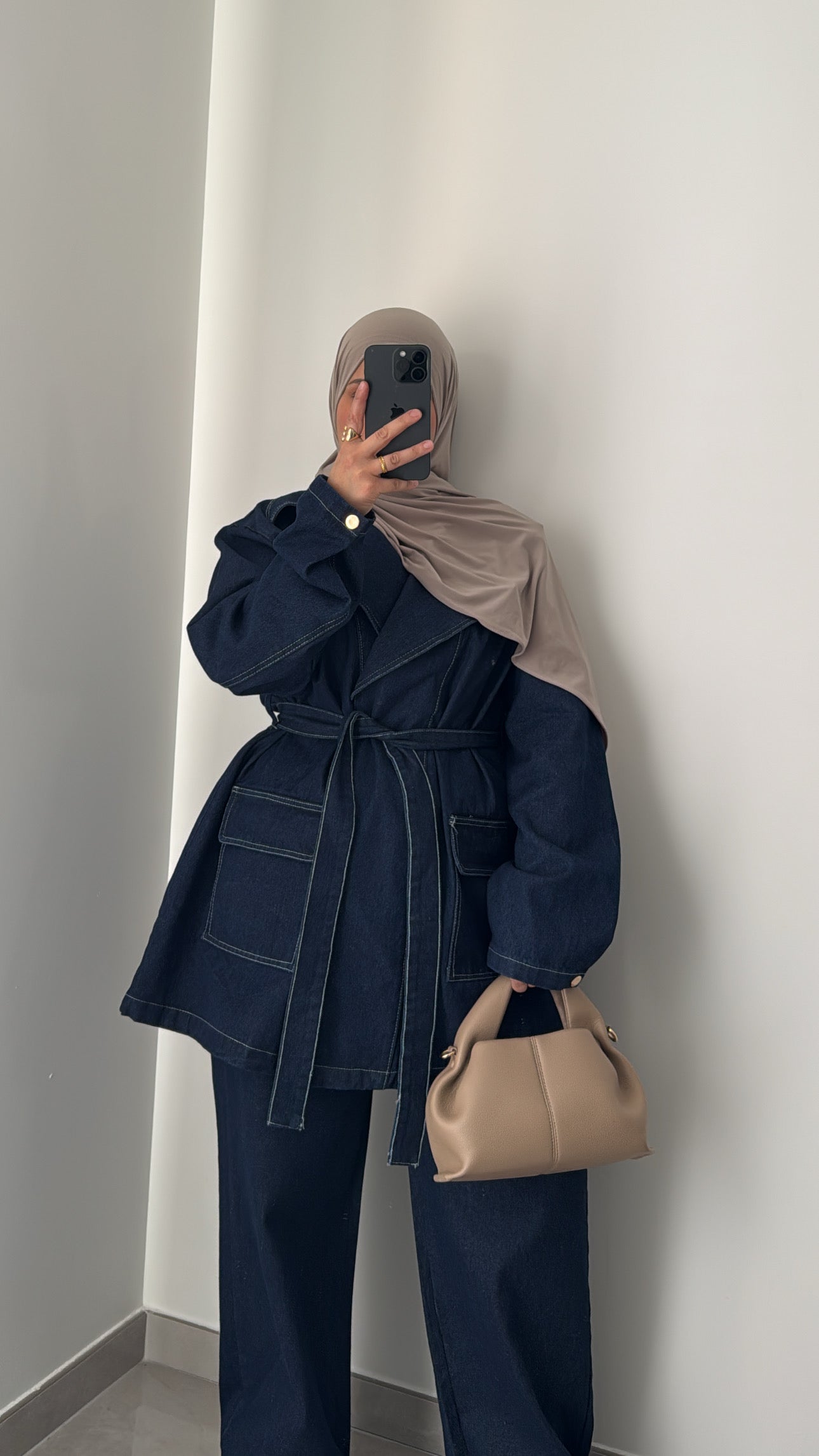 Ensemble jeans oversize