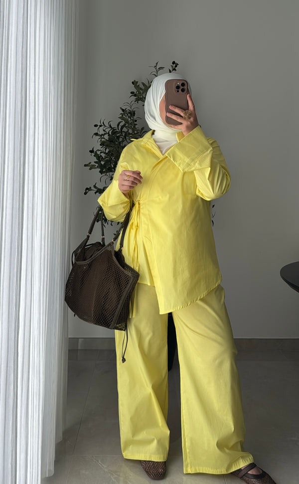 Ensemble Amalfi - JAUNE PASTEL