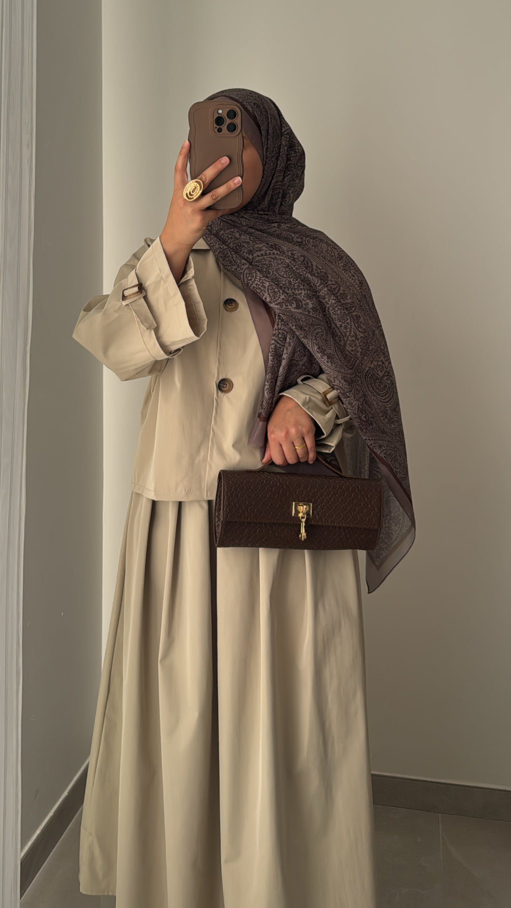Ensemble TRENCH ADELIA « LONG » - BEIGE