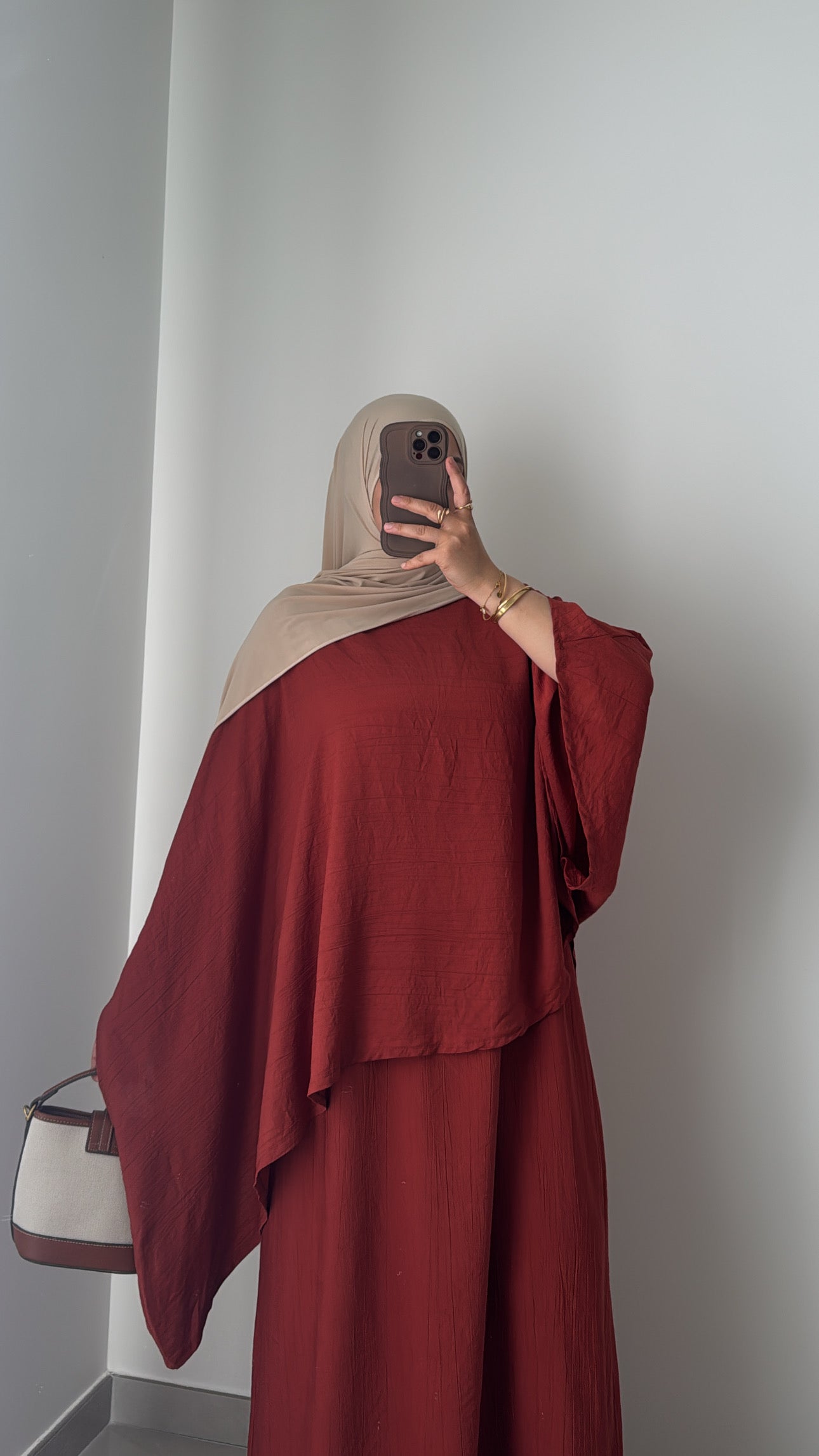 Robe SAFIRA - BRIQUE