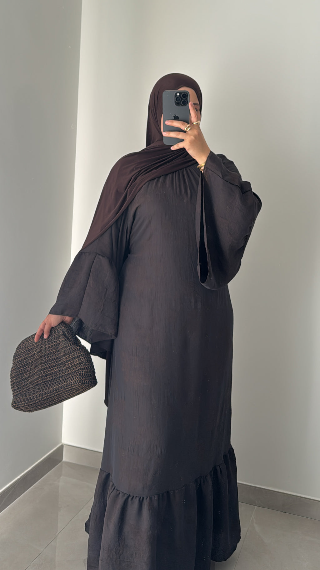 Robe LAYAL - MARRON