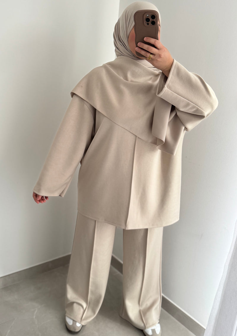 Ensemble confort écharpe - BEIGE