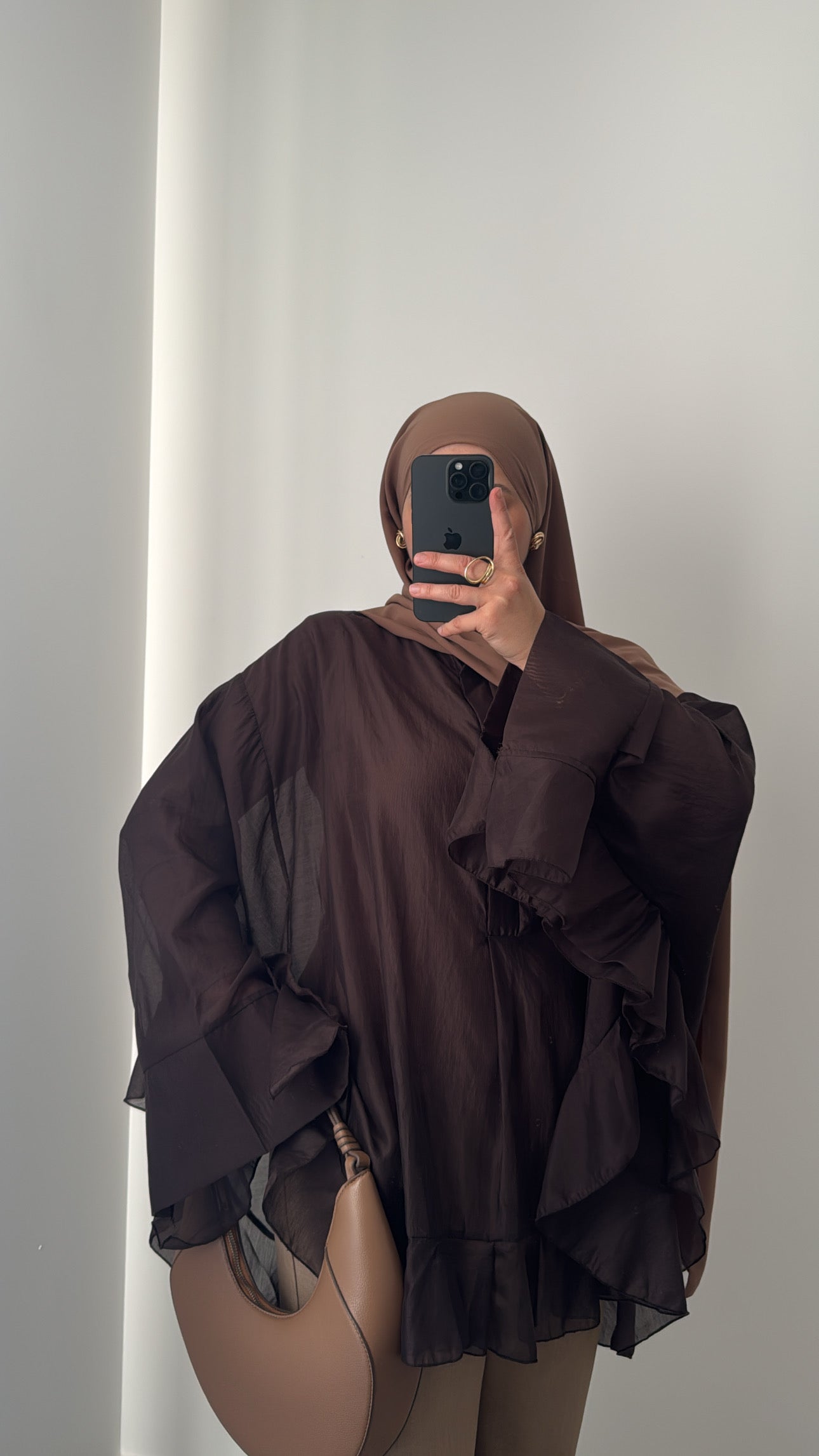 Blouse ALYA - MARRON