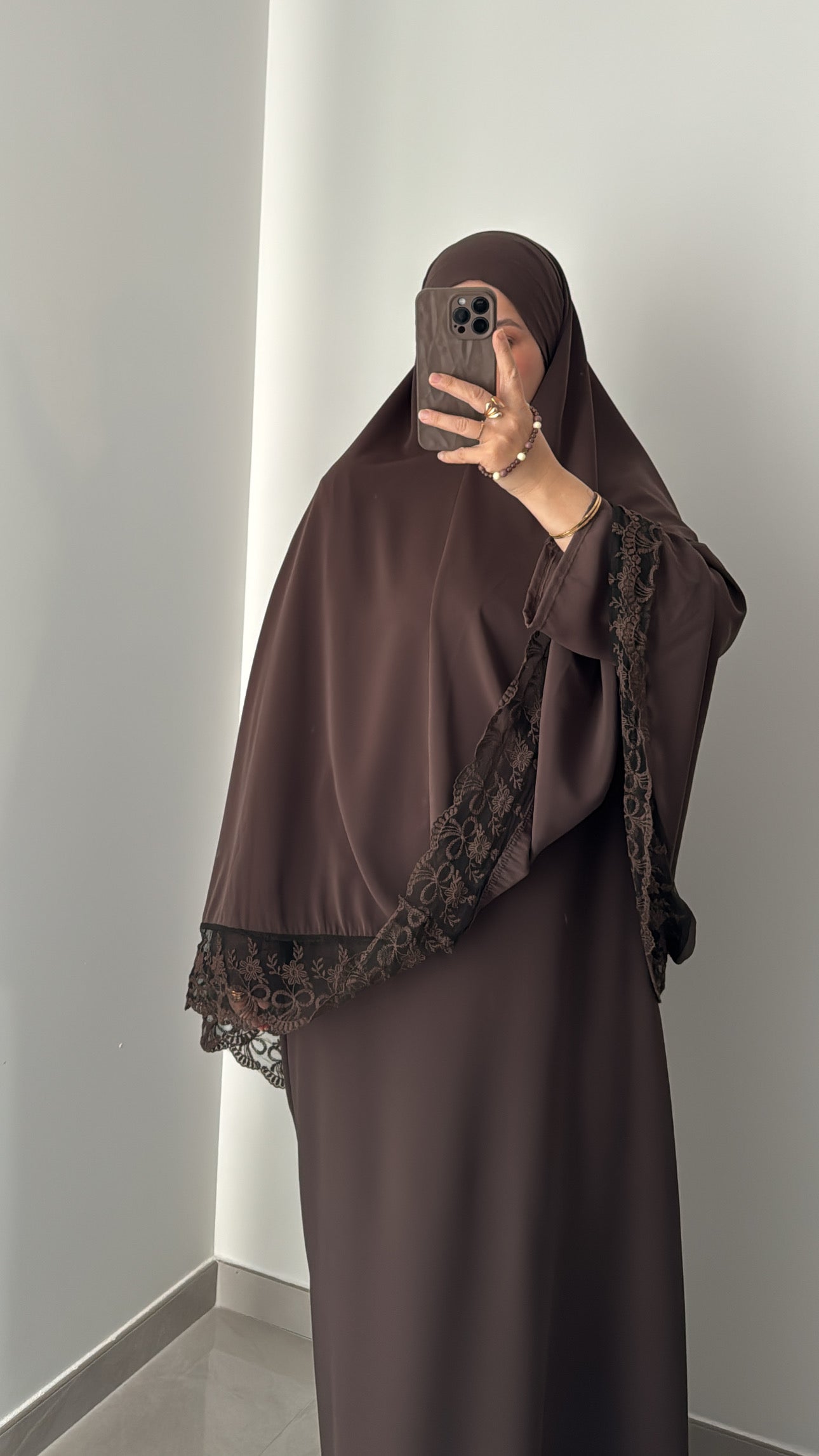 Abaya SABR - CHOCOLAT