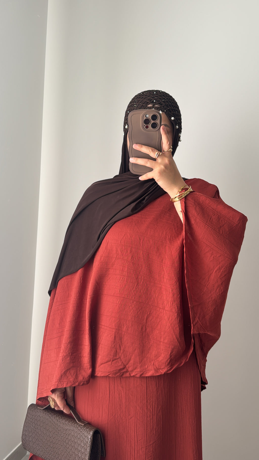Robe SAFIRA - BRIQUE
