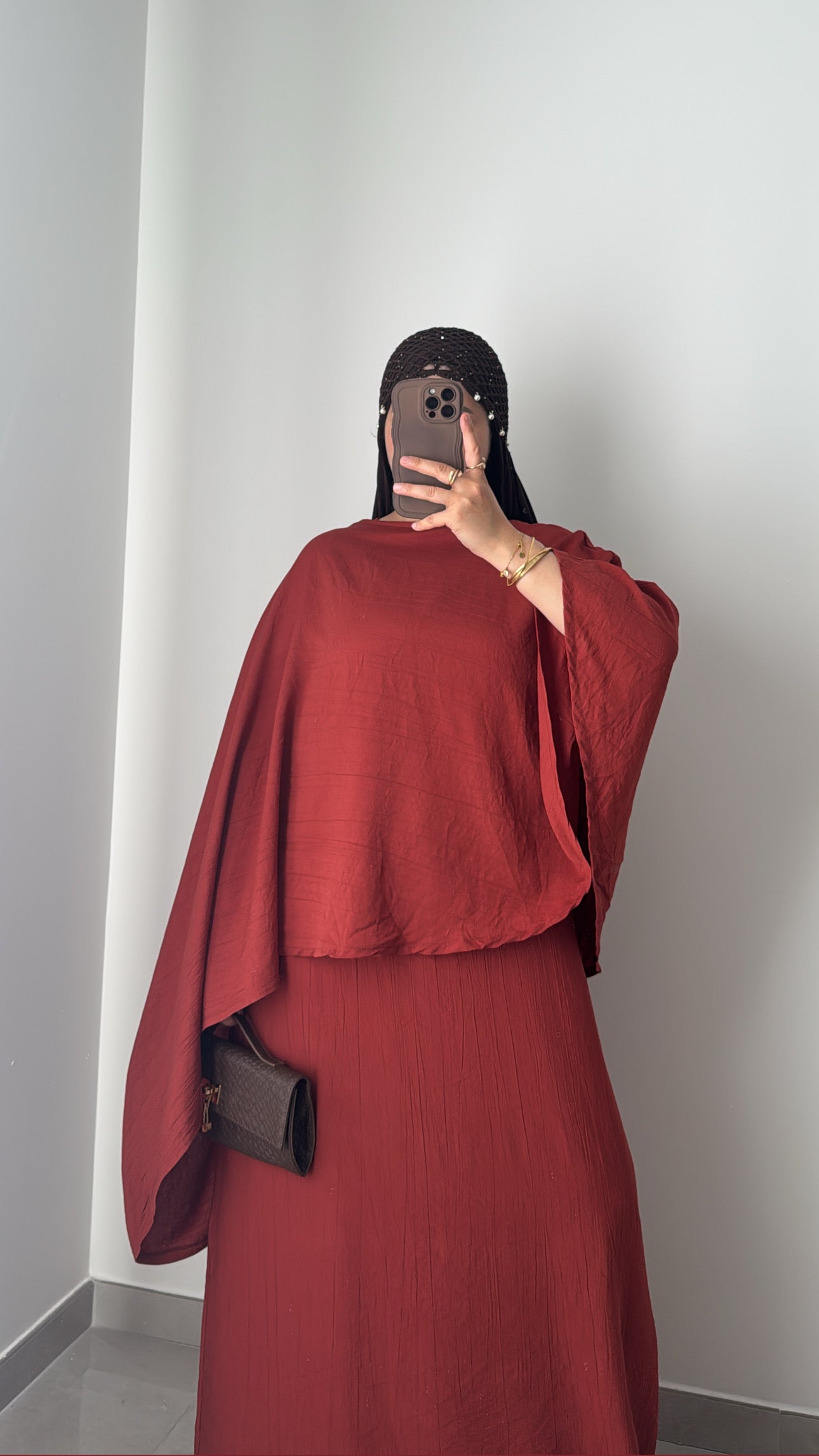 Robe SAFIRA - BRIQUE