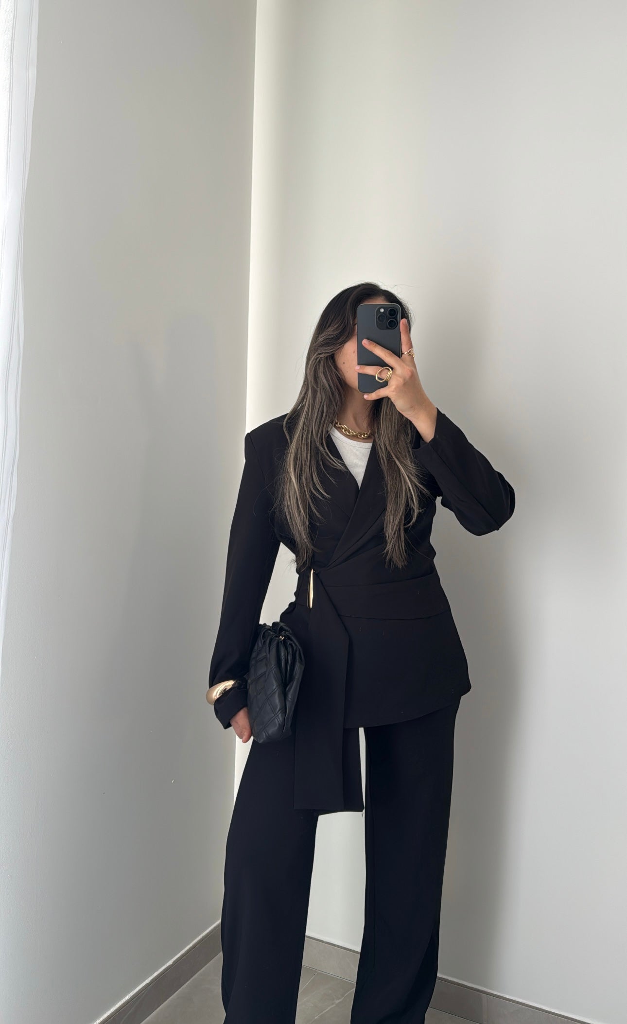 Ensemble tailleur chic - NOIR