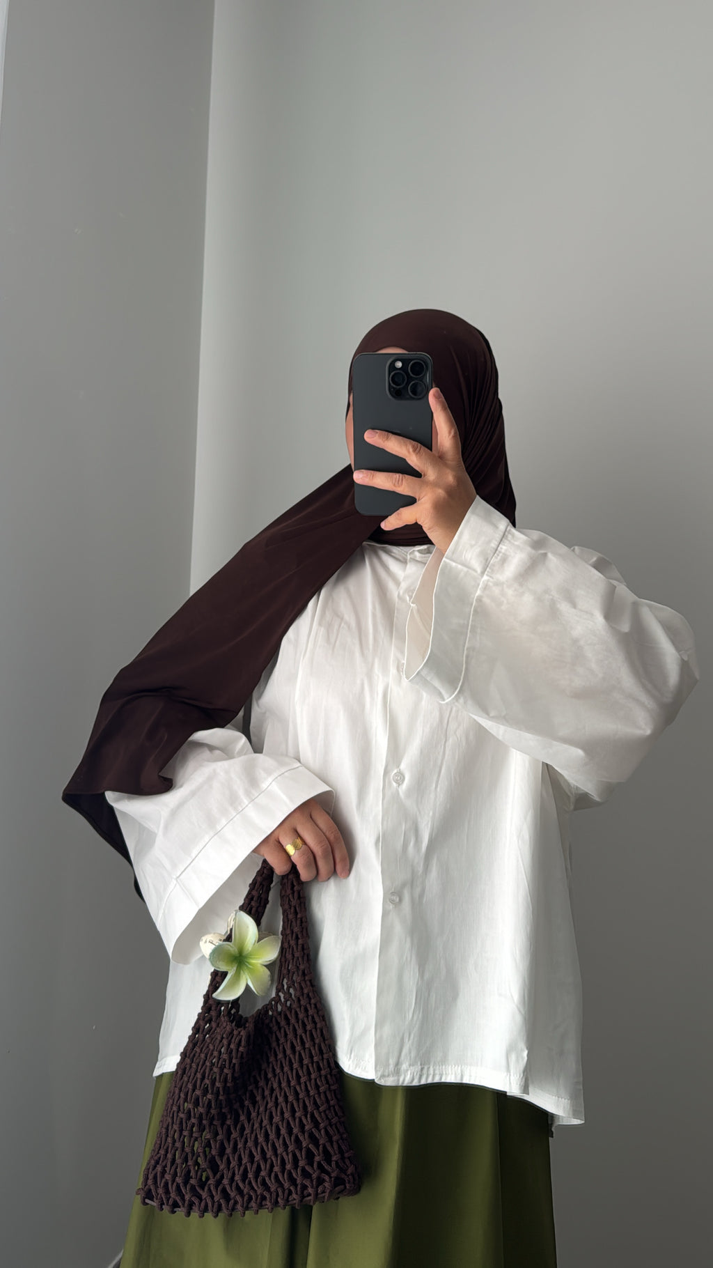 Chemise oversize - BLANC