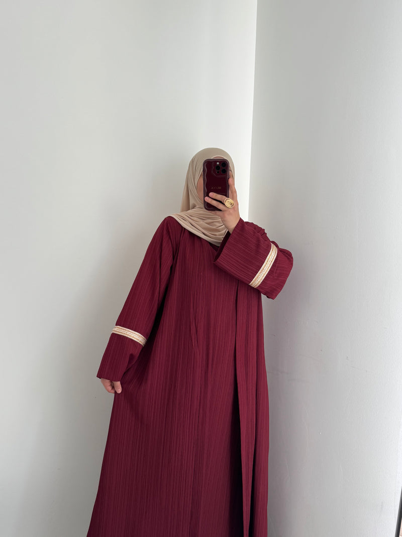 Abaya élégante - BORDEAUX