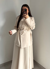 Ensemble veste jupe - Beige