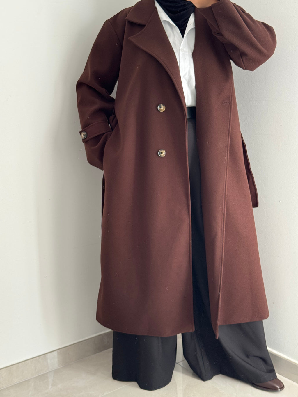 Manteau Classique - MARRON