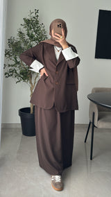 Ensemble Tailleur veste / jupe - MARRON