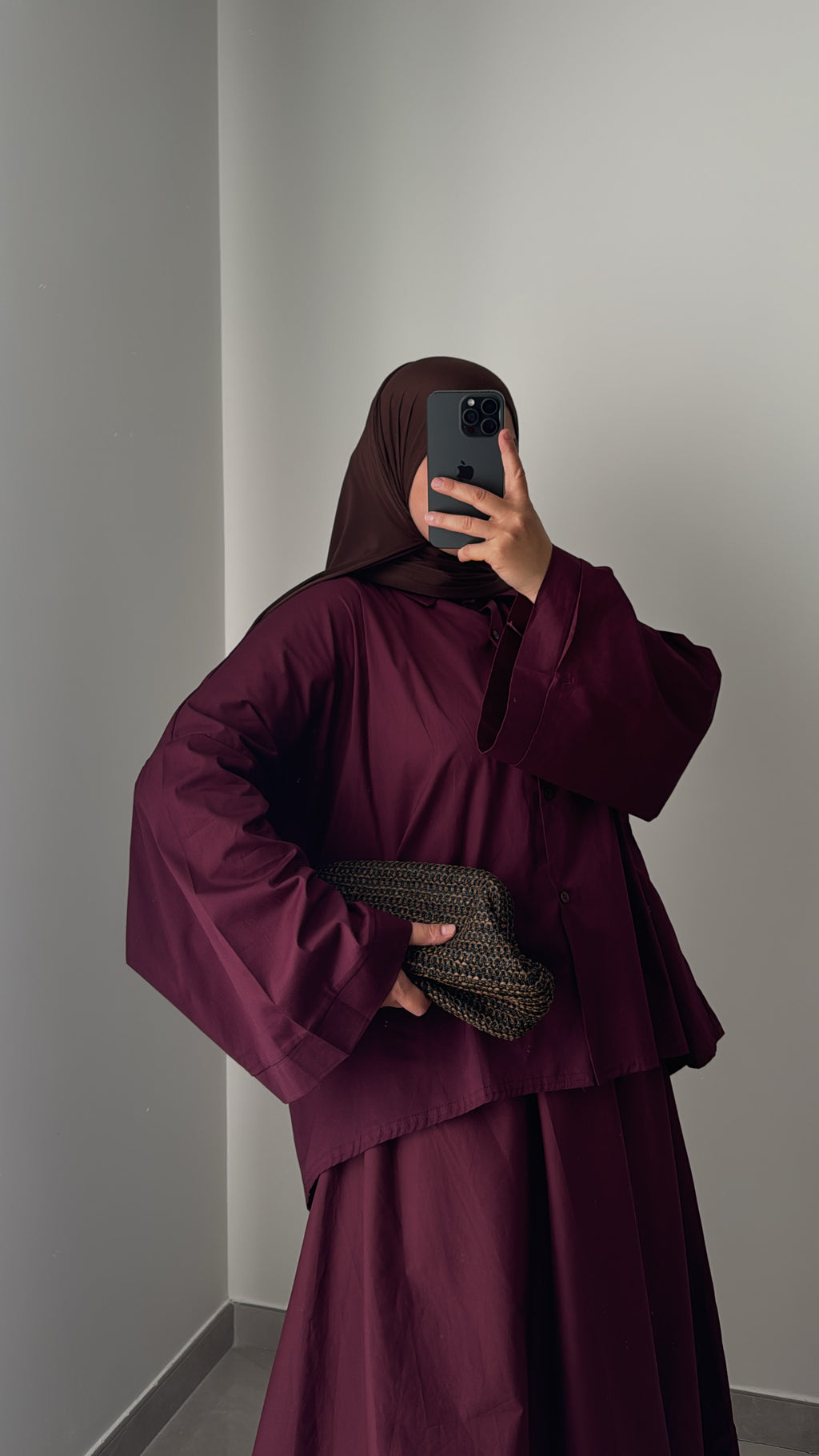 Chemise oversize - BORDEAUX