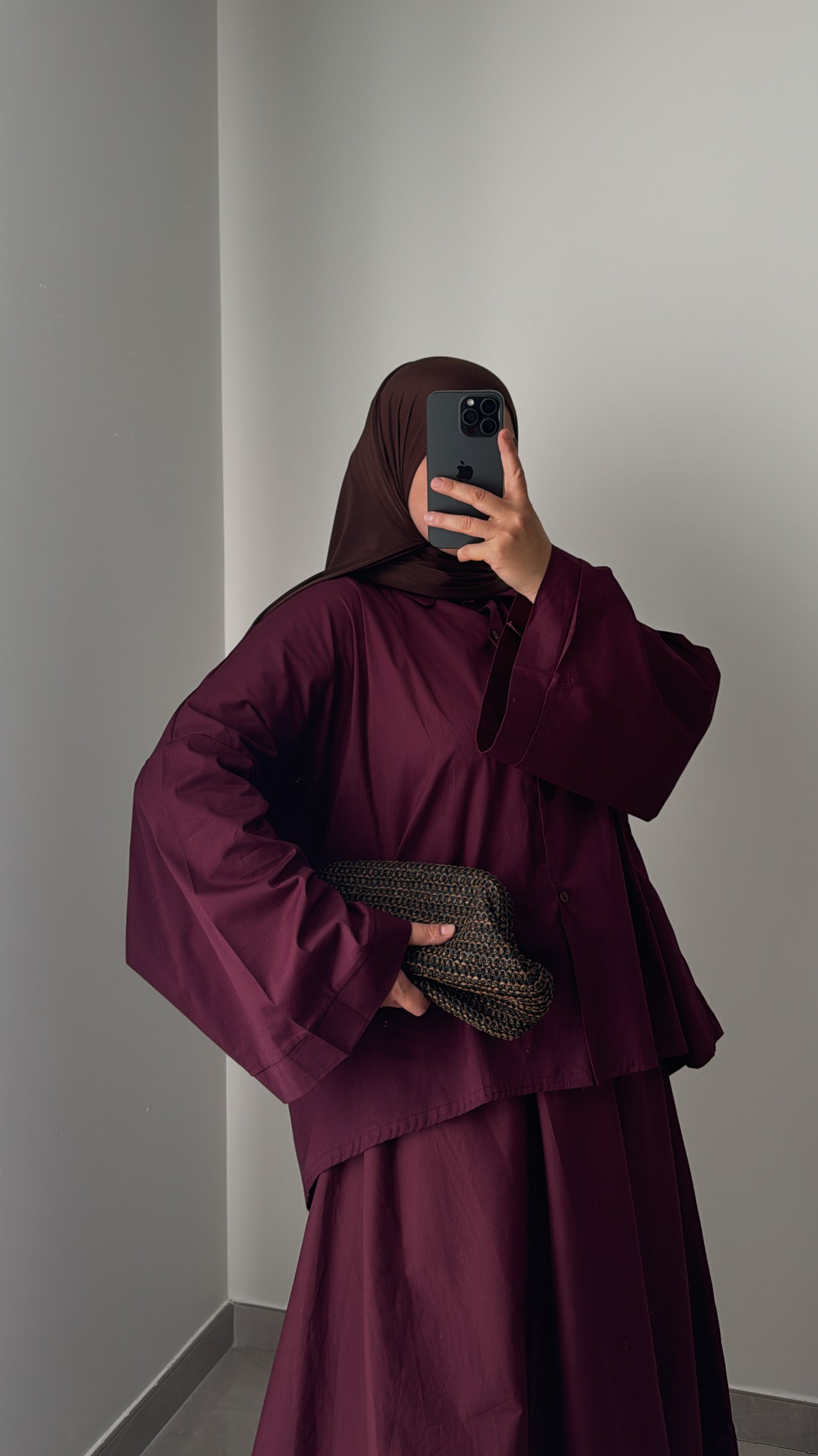 Chemise oversize - BORDEAUX