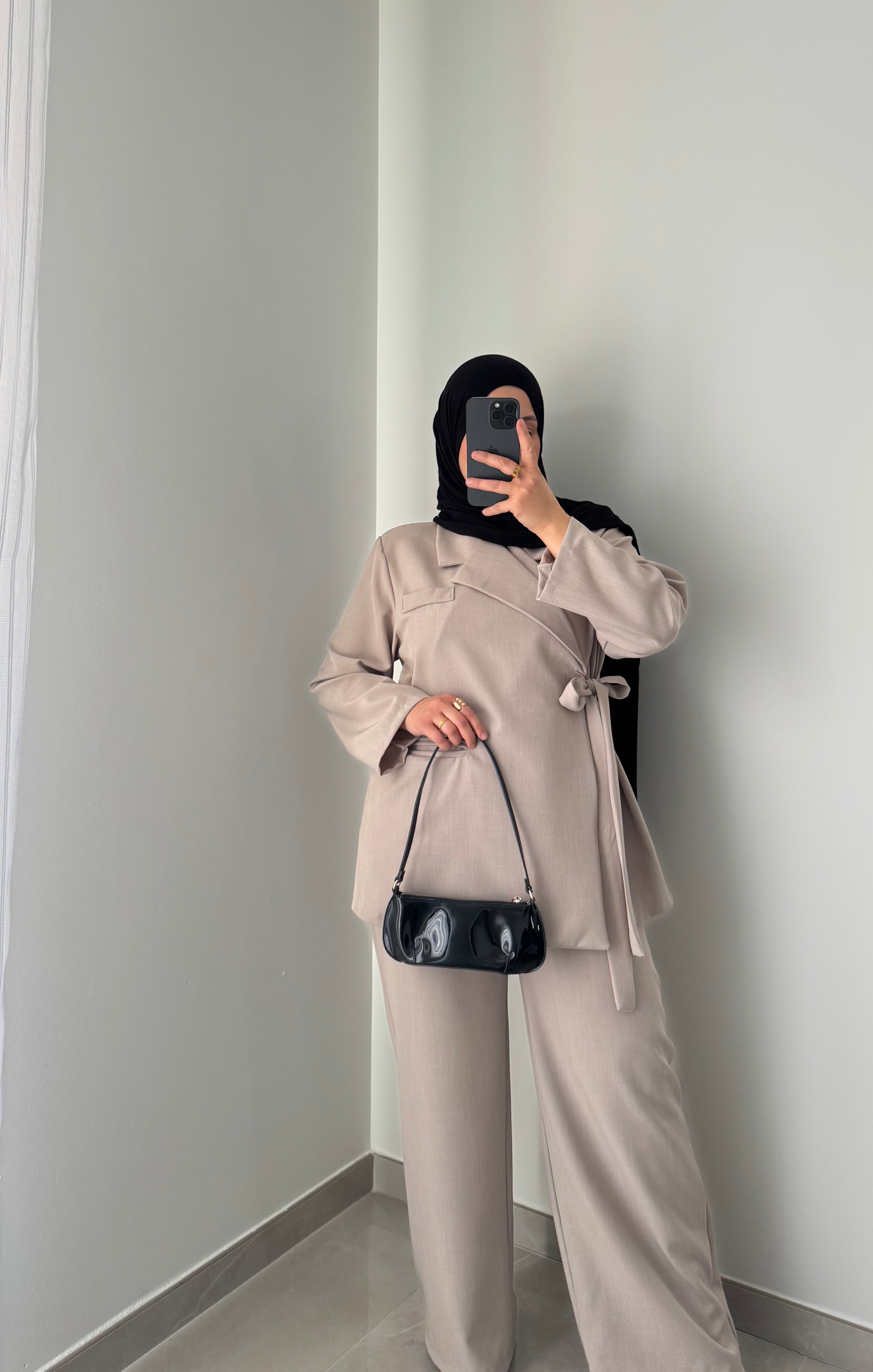 Ensemble tailleur ELISE - TAUPE