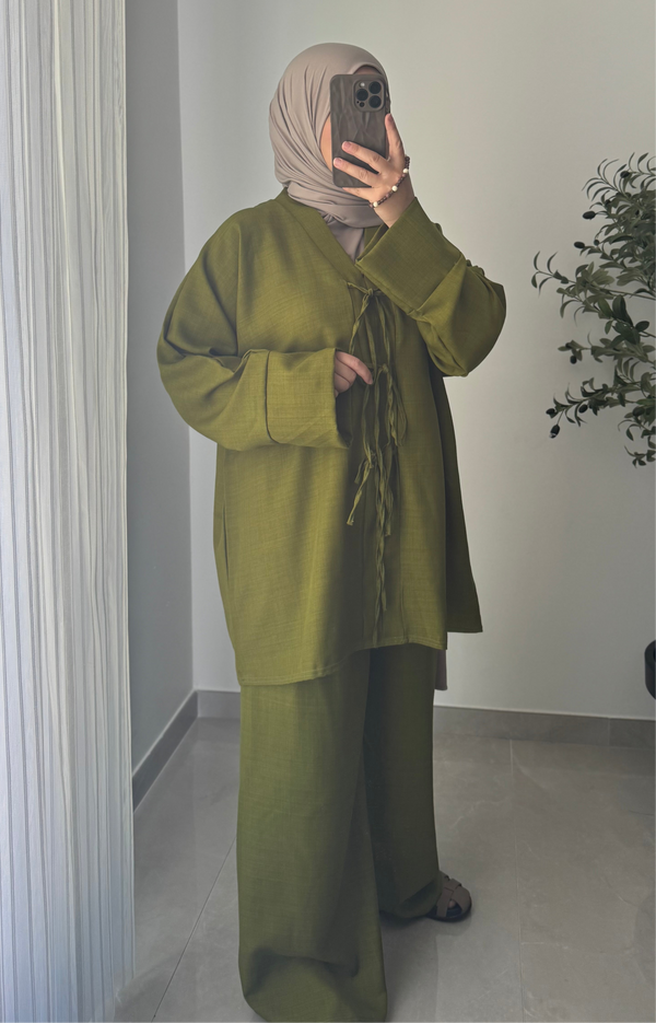 Ensemble ESMÉE - VERT ANIS