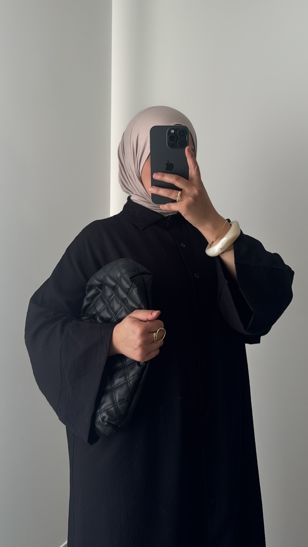 Robe chemise INAYA - NOIR