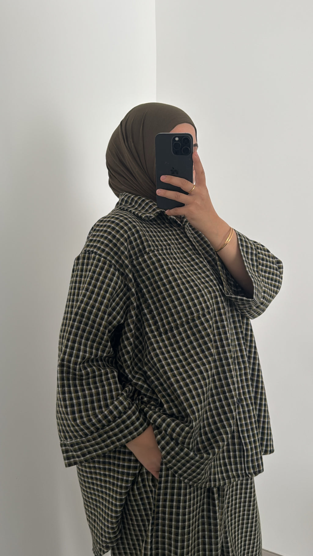 Chemise VICHY - KAKI