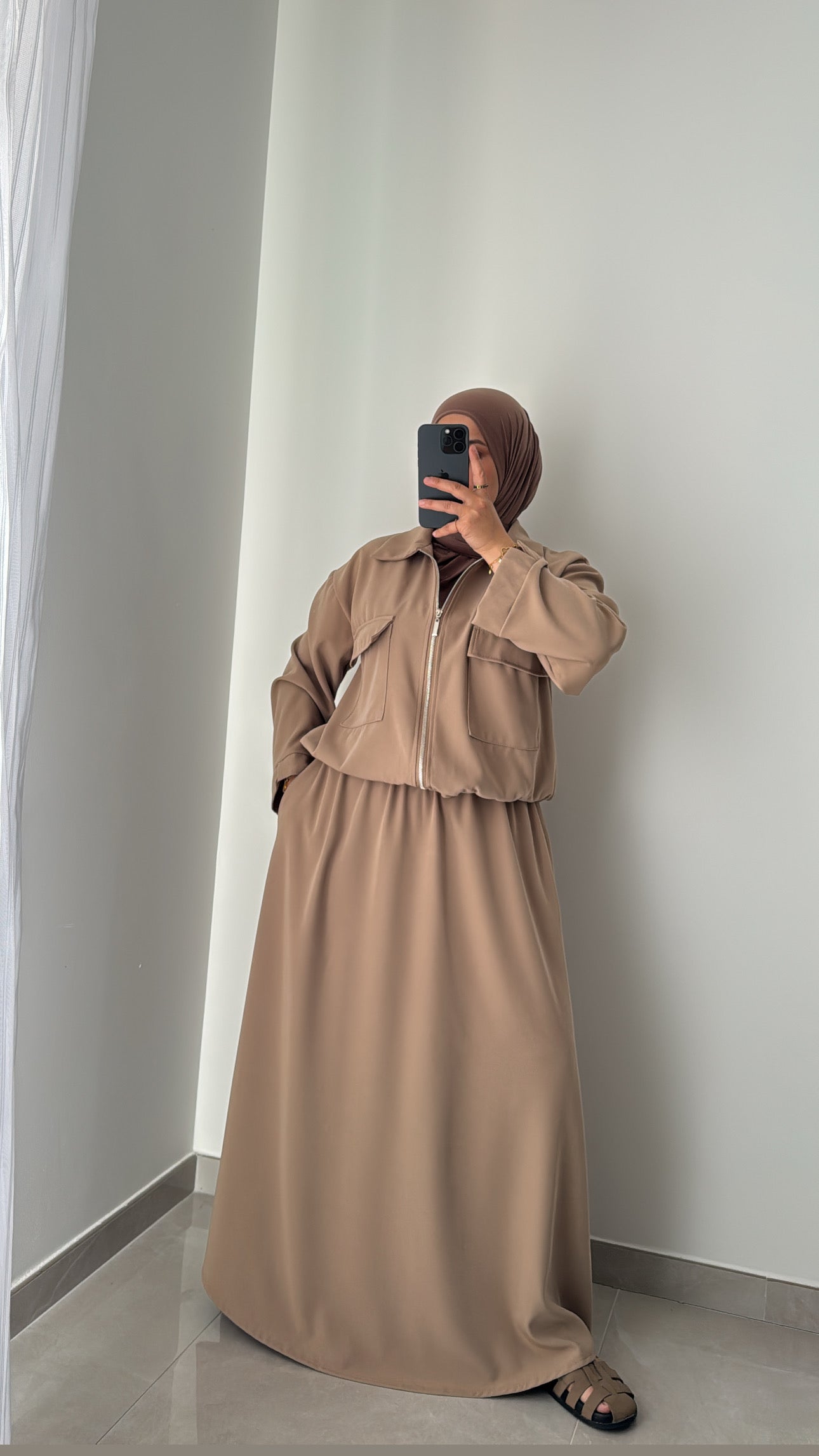 Ensemble LIYANA - BEIGE FONCÉ
