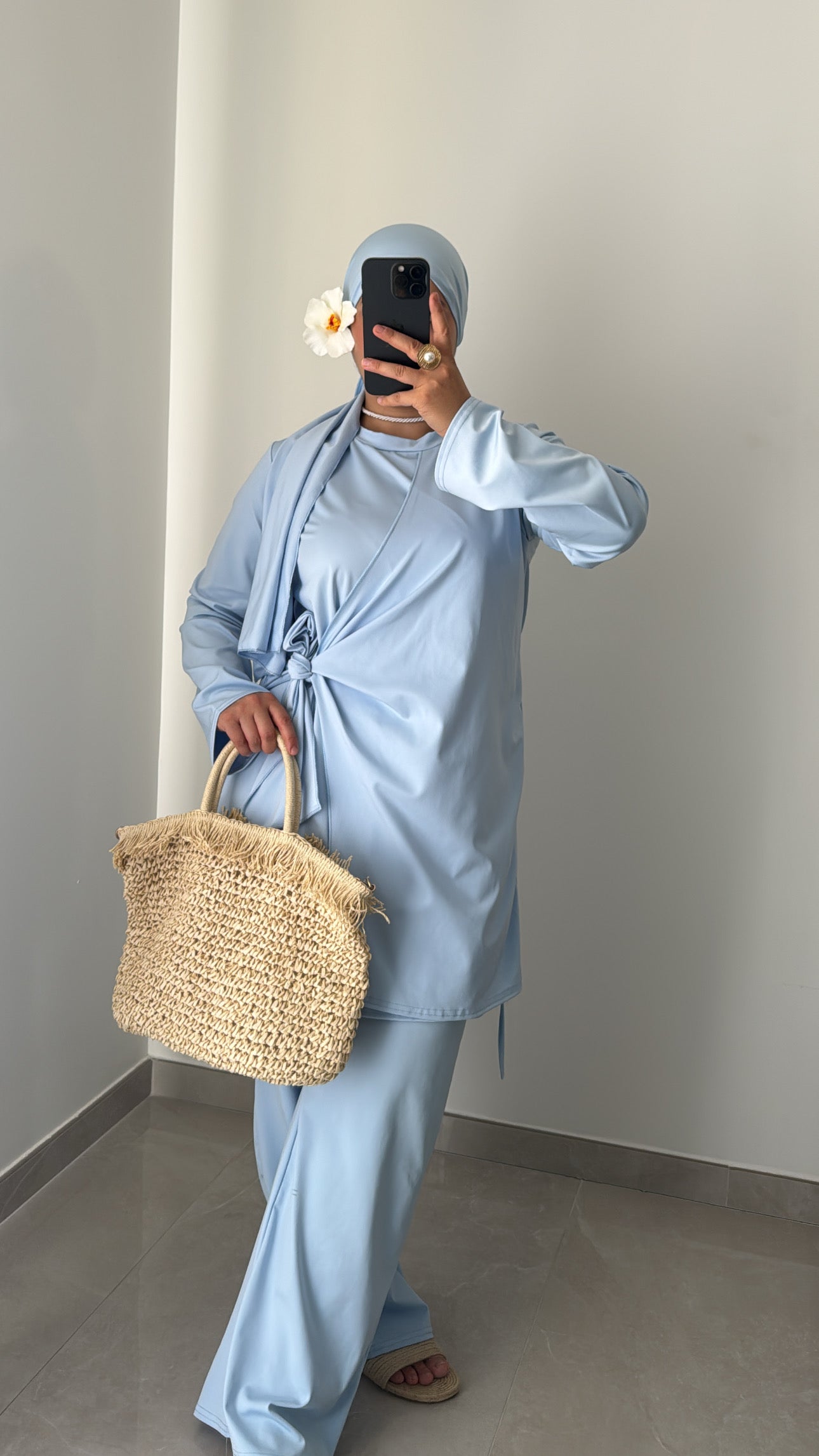 Burkini Soléa 3 pièces - BLEU CIEL