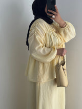 Ensemble Elyna - Jaune beurre