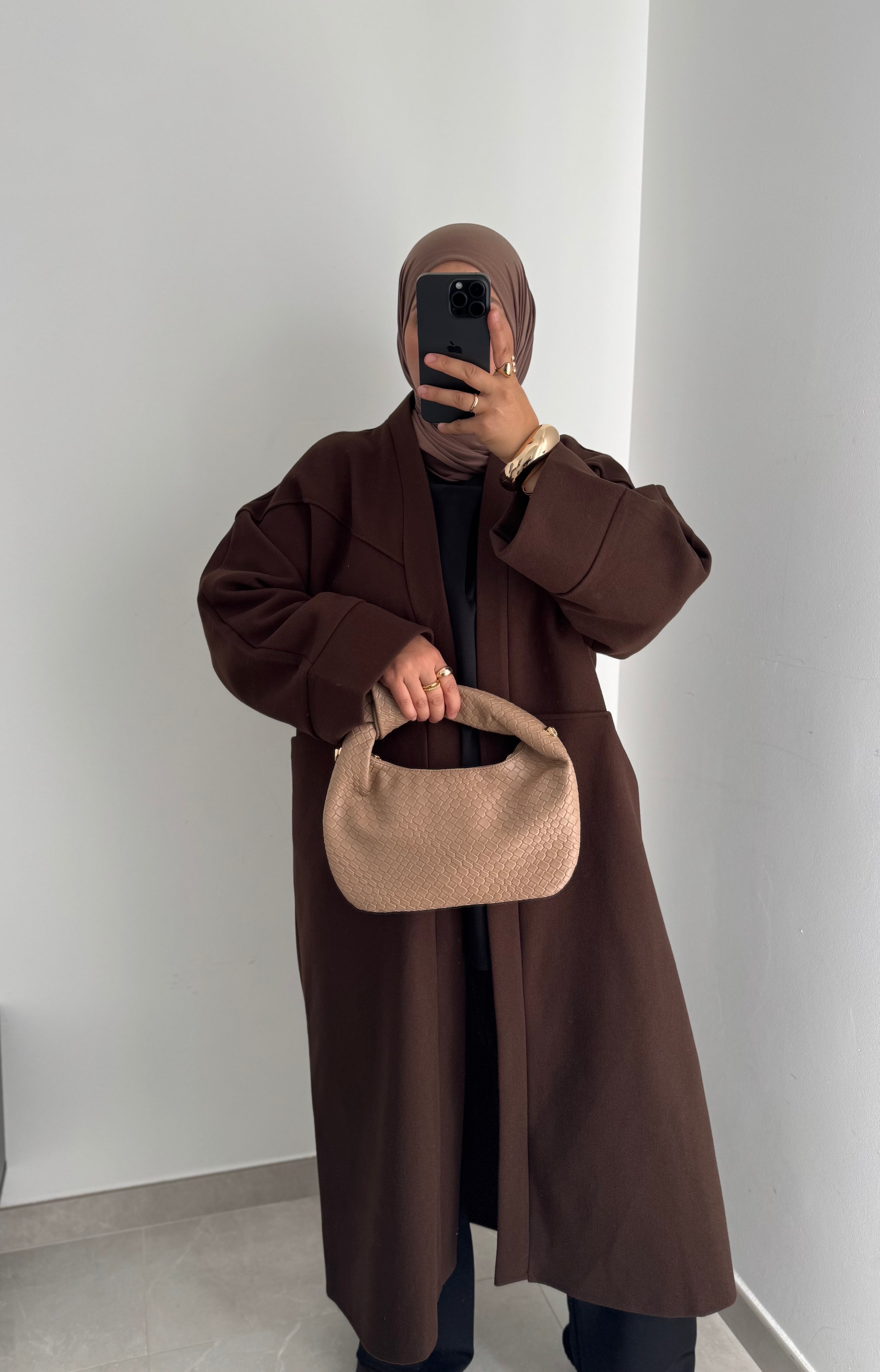 Manteau oversize - MARRON
