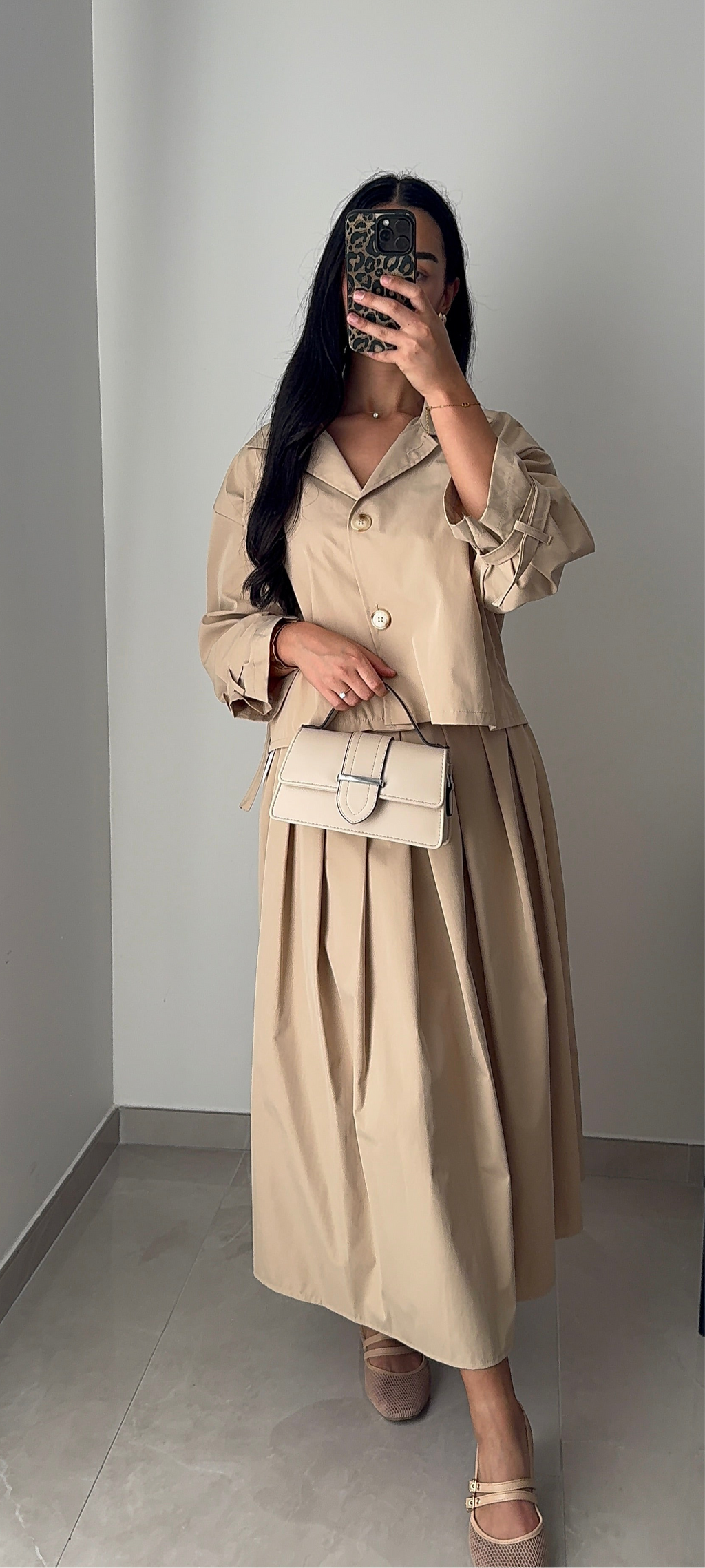 Ensemble TRENCH ADELIA - BEIGE