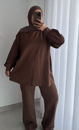 Ensemble casual - MARRON