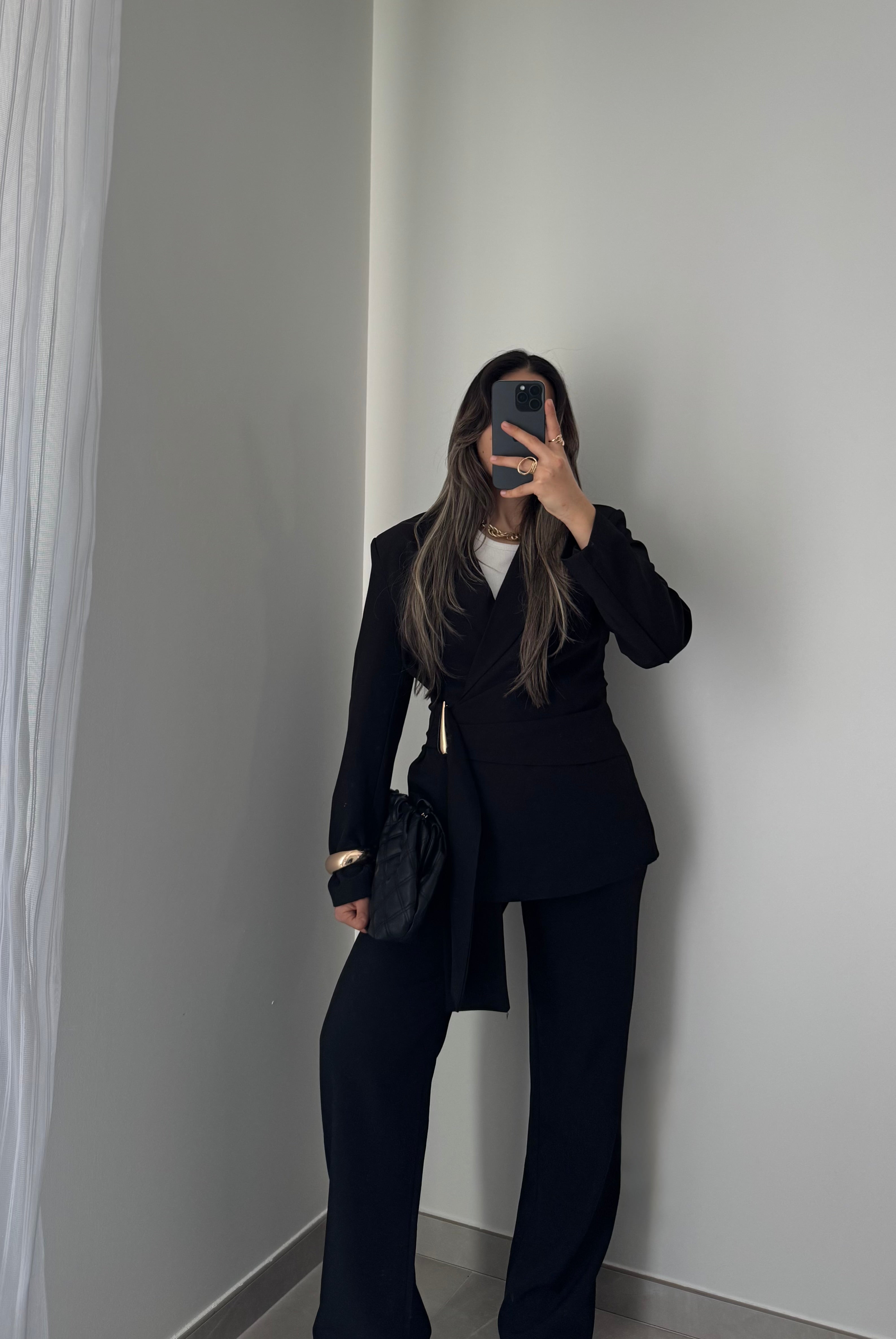 Ensemble tailleur chic - NOIR