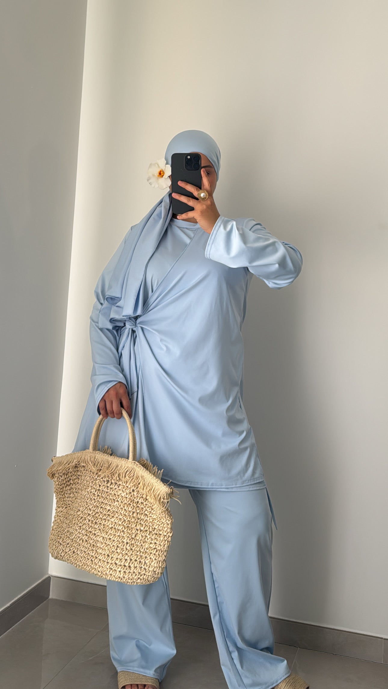 Burkini Soléa 3 pièces - BLEU CIEL