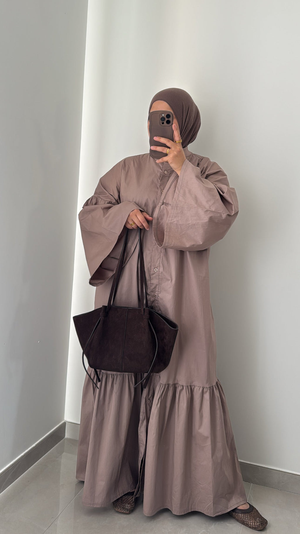 Robe AMALYA - TAUPE